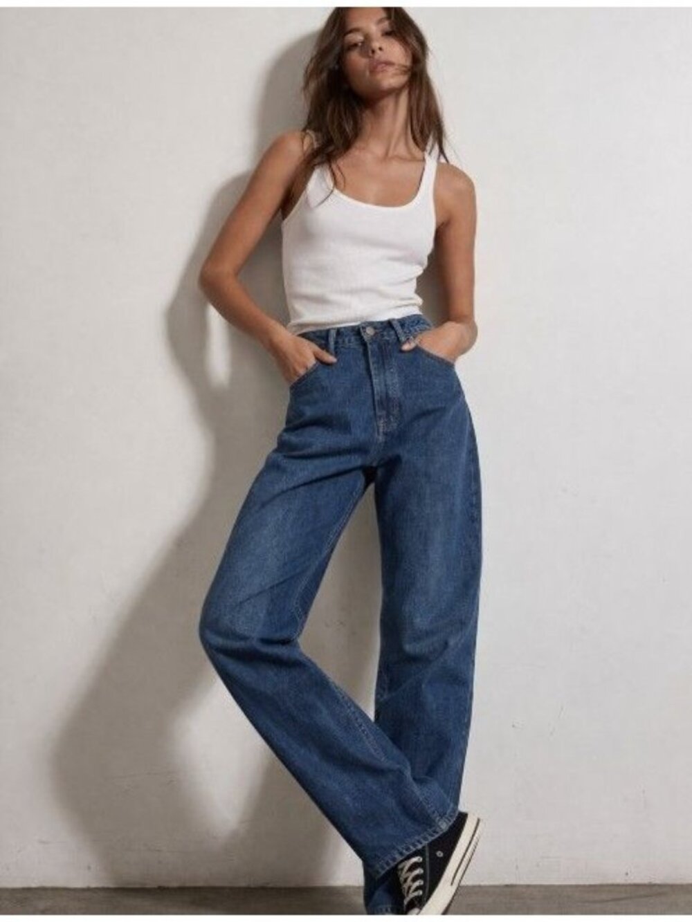 We The Free Tinsley Baggy High Rise Straight Leg  Boho 30